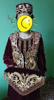 Комплект калпок, камзулча, дасремолча. Размер: 38/40.