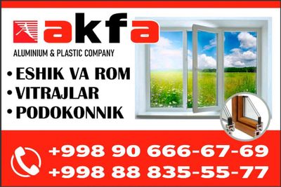 Akfa eshik romlari