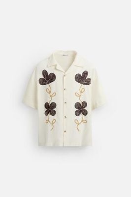 Рубашка Zara с коротким рукавом