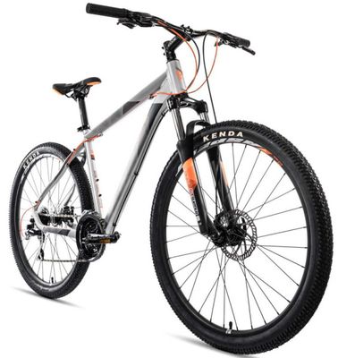 Велосипед Legend серо-оранжевый, 27.5", рама алюм, 20'' - Aspect