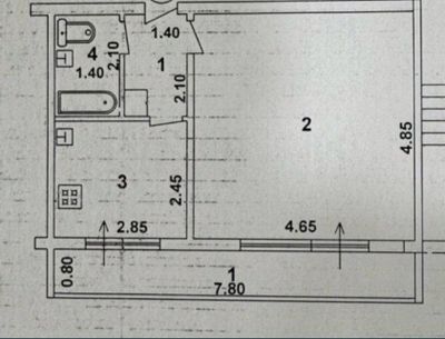 Кадышева 1/8/9. 44м2. Яшнабадский район