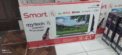 Телевизор 43 диагональ smart/android