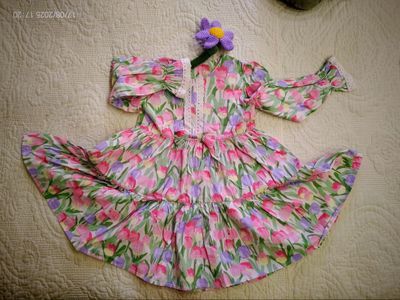 Платье для девочки 5-6 лет, х/б