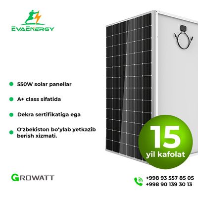 Солнечная панель | Quyosh panel | Growatt | Solar panel