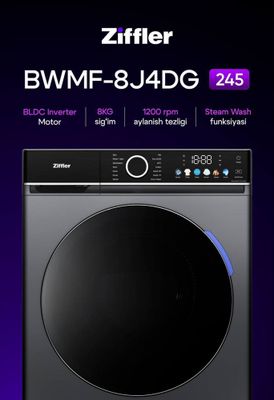 Стиралка ZIFFLER 8kg +доставка