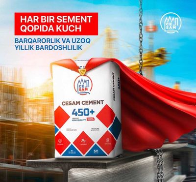 Sement Cement Цемент оптом с доставкаой по ташкенту