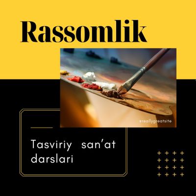 Rassomlik darslari - Individual kurslar!