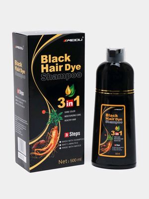Black hair shampoo - erkaklar va ayollar uchun