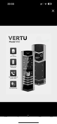 Телефон Vertu V10, сапфировое стекло, нержавею-щая