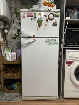 2 в 1 Холодильник Indesit, LG стиральная машина