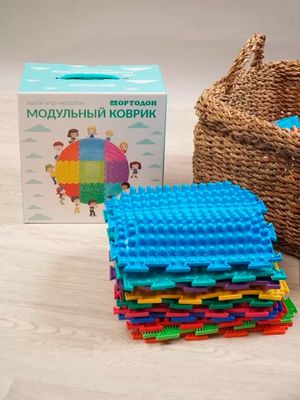 Ортодон развивающий массажный ортопедический коврик Ассорти