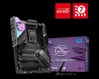 Новая Материнская плата MSI MPG Z790 CARBON WIFI II. Сокет LGA 1700.
