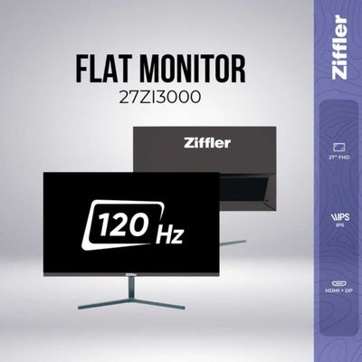 [НОВЫЙ] Монитор Ziffler 27ZI3000 / 27" FHD IPS FLAT 120Hz Black