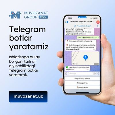 Telegram bot yarataman, Телеграм бот