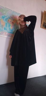 kuzgi kuylak shalvirli hijoli qizlarga ham Mos