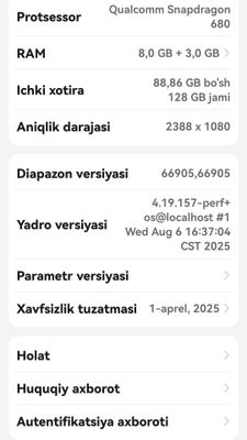 Huawei nova 11i Sotiladi
