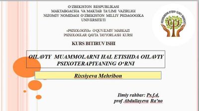 Assalomu alaykum! Slaydlar, maqolalar va hujjatlarni yozib beramiz.
