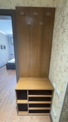 Прихожая производство Россия 214× 72 ×38.Цвет темный орех.