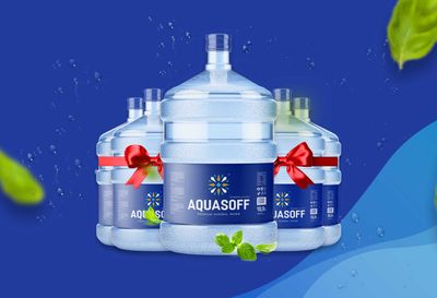 Быстрая доставка воды AQUASOFF 18,9 в Ташкенте, Zam-Zam.