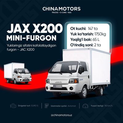 Jac x200 Furgon sotuvda