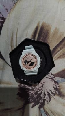 часы Casio G-Shock GMA-S110 White/Rose Gold