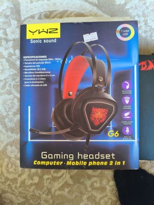 YWZ G6 Gaming Headset лед
