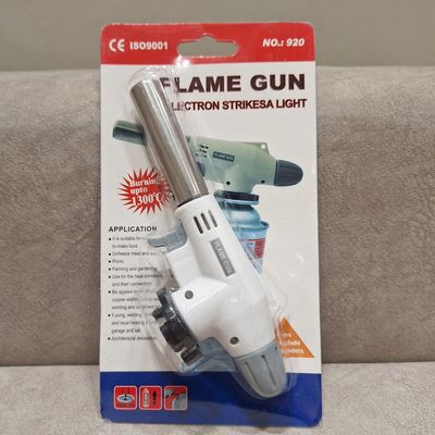 Портативная газовая горелка с пьезоподжигом. "Flame Gun".