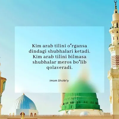 Onlayn va oflayn (individual, guruh) Arab tili kursiga taklif qilamiz.