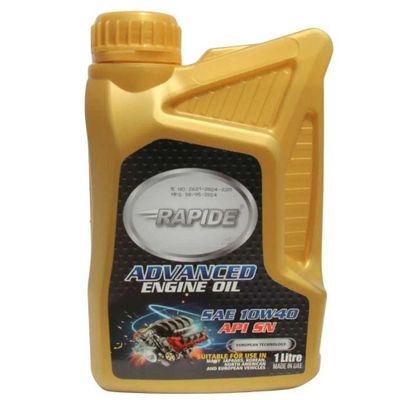 Моторное масло RAPIDE 10W-40 API SN, 1 л (полусинтетика)