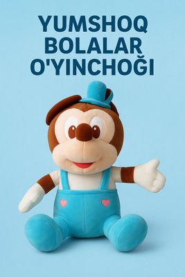 bolalar yumshoq o'yinchog'i
