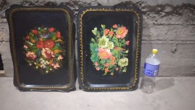 Подносы с картинкой.