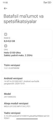 Redmi note 14 pro faqat abmen  iphone 11 pro maxga