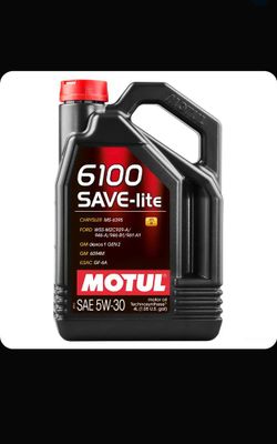 MOTUL 6100 save-lite 5W-30 Масло моторное, Синтетическое, 4 л