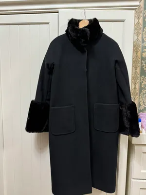 Пальто черное