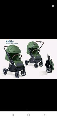 Прогулочная коляска Kidilo 6530 Green