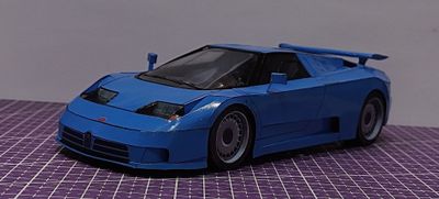 Бумажная модель Bugatti EB110 SS