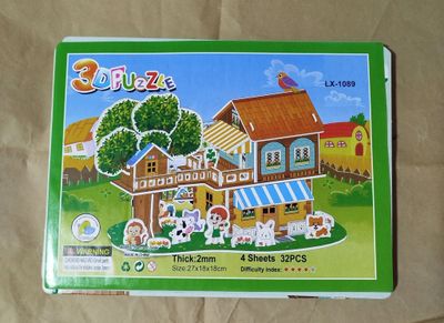 3D puzzle bolalar uchun.
