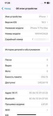 iphone 11 pro max sirochni sotiladi dakument bor.