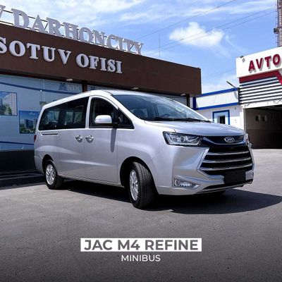 JAC M4 микроавтобуслари сотувда мавжуд.