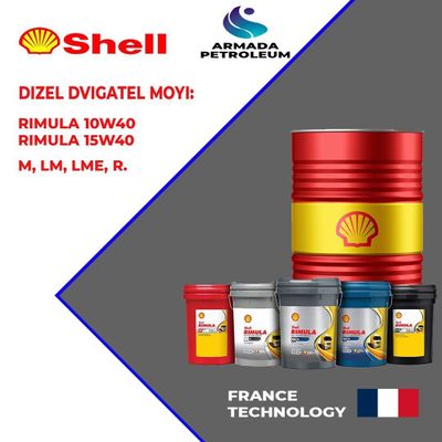 Dozen dvigatel moyi RIMULA 10W40 RIMULA 15W40 M, LM, LME, R.