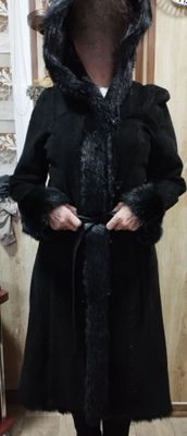 Дублёнка натуральный мех и замш