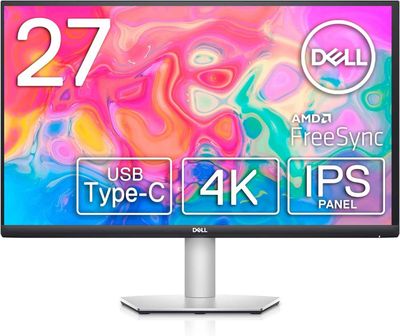 [НОВЫЙ] Монитор DELL S2722QC 4K 75Hz IPS FLAT