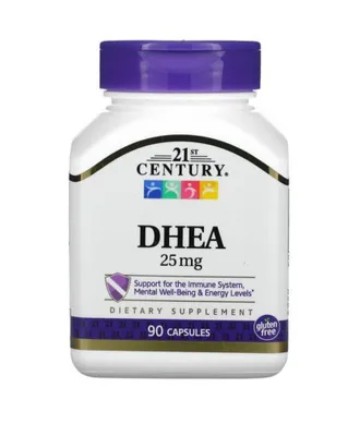 21st Century, DHEA, 25 mg, 90 Capsules