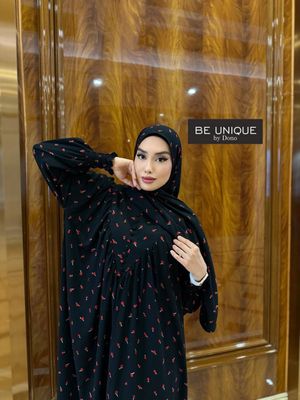 Umrah Collection - Jannat Dress atirgul+sharf