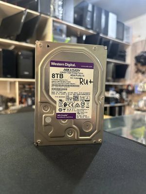 HDD 8TB WD Purple Hikvision! Yaxshi holatda!