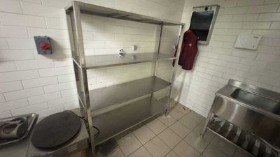 Продам металлические стеллажи из нержавеющей стали