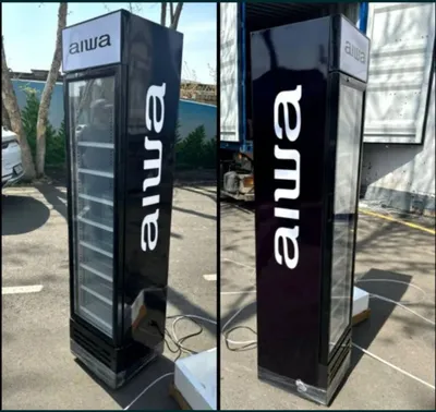 витринный холодильники.