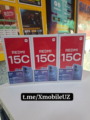 Redmi 15C 8/128GB, yangi karobka