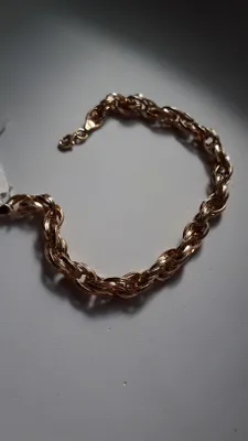 браслет золото желтой состояние новый 585пр