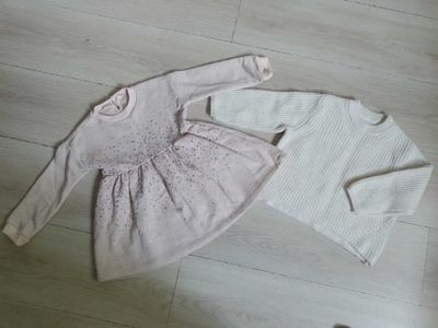 Платье koton, кофта zara на 2-3 года